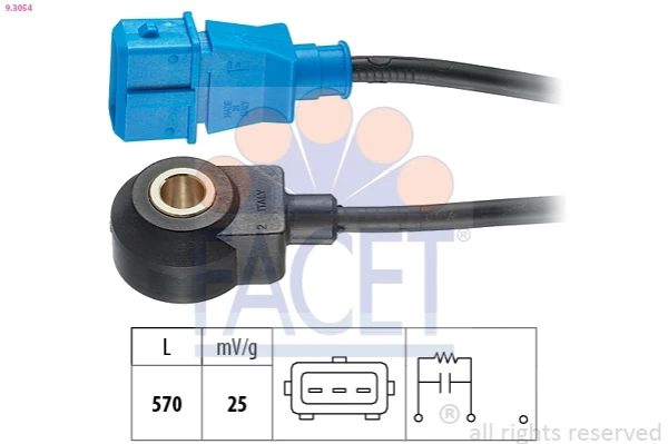 Sensor de detonação para Seat Toledo (1L)
