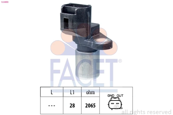 Sensor de posição (de revoluções) de cambota para Toyota Corolla (E11)