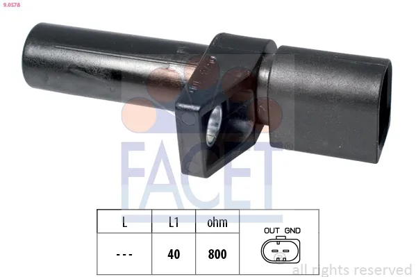 Sensor de posição (de revoluções) de cambota para Mercedes Sprinter I 2-t 901, 902