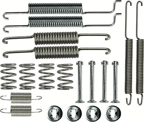 Kit de montagem das sapatas traseiras de tambor Audi 100 C2