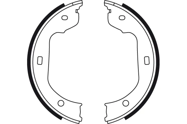 Sapatas do freio de estacionamento para BMW 5  E39