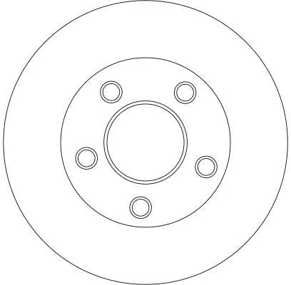 Disco do freio traseiro Renault Trafic 2 FL