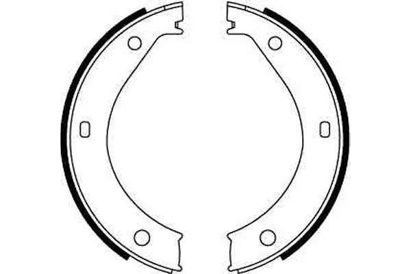 Sapatas do freio de estacionamento para BMW 5  E34
