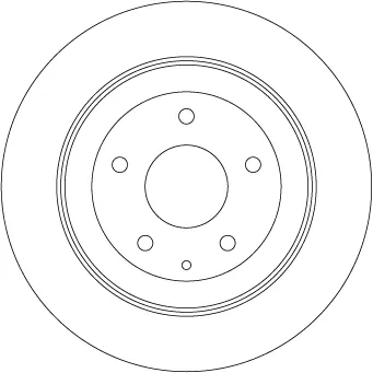 Disco do freio traseiro Mazda CX-5 1 KE, GH