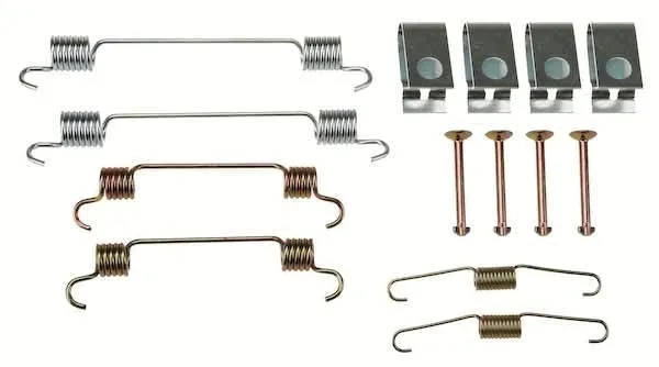 Kit de montagem das sapatas traseiras de tambor Honda Jazz GD, GE