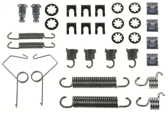 Kit de montagem das sapatas traseiras de tambor Renault Trafic I