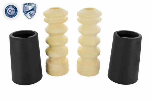 Pára-choque (grade de proteção) de amortecedor traseiro + bota de proteção V101585 VEMO/Vaico
