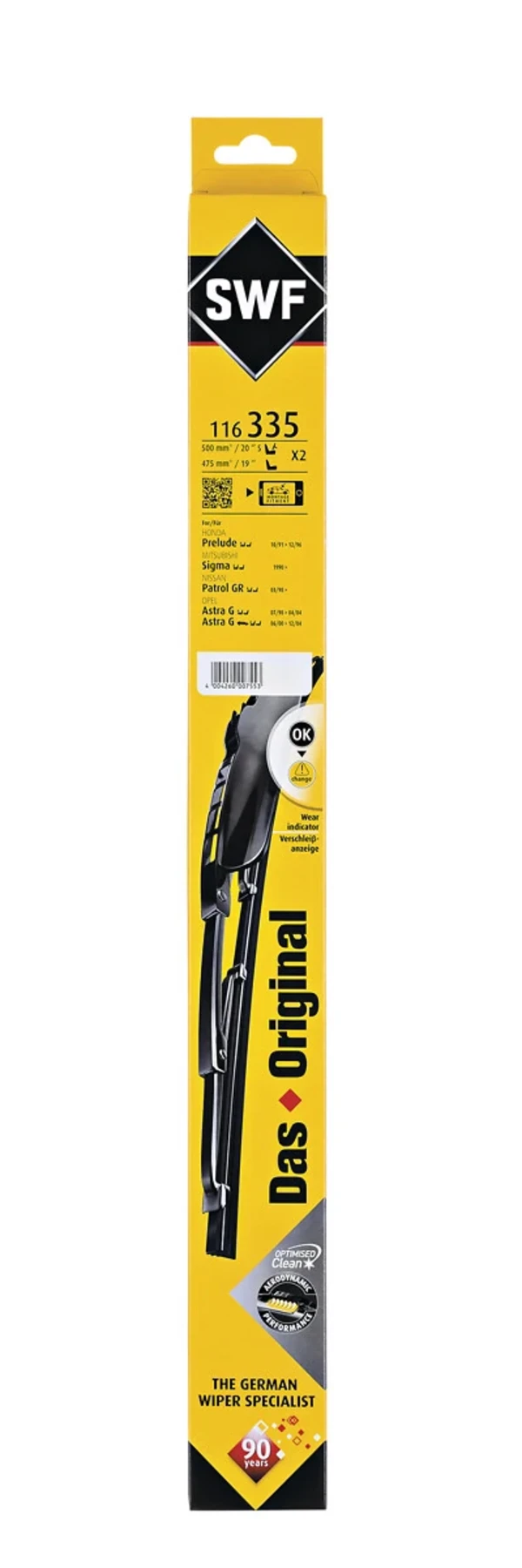 Limpa-pára-brisas do pára-brisas, kit de 2 un. para Opel Astra (F35)