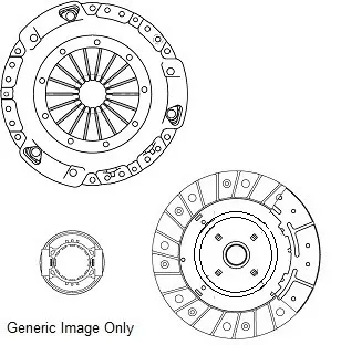 Compre Kit de embraiagem (3 peças) Volkswagen Jetta V 1K2
