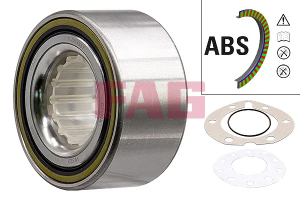 Rolamento de cubo traseiro Toyota Hilux GUN12, GUN13