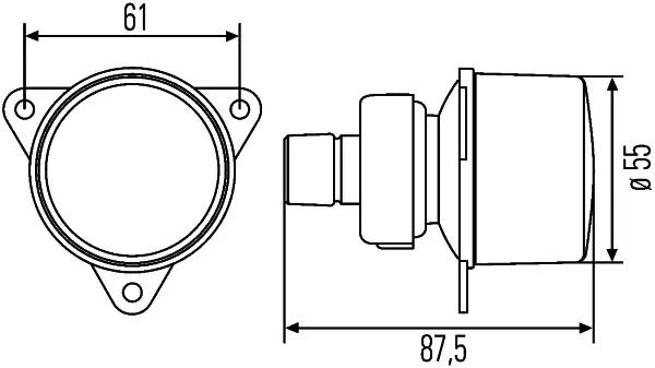 Pisca-pisca esquerdo/direito 2BA008221001 HELLA