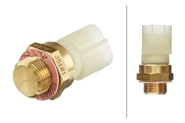 Sensor de temperatura do fluido de esfriamento (de ativação de ventilador do radiador) 6ZT007835101 HELLA