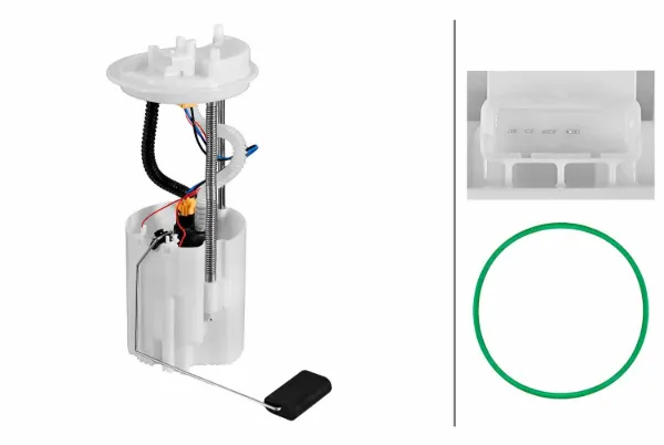 Módulo de bomba de combustível com sensor do nível de combustível 133589 Huco