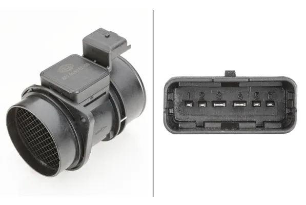 Sensor de fluxo (consumo) de ar, medidor de consumo M.A.F. - (Mass Airflow) Renault Kangoo 1 KC0, KC1