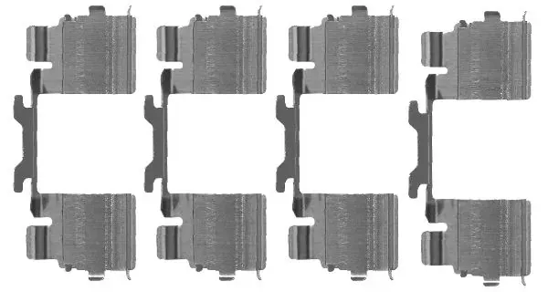 Kit de molas de fixação de sapatas de disco dianteiras Fiat Ducato I