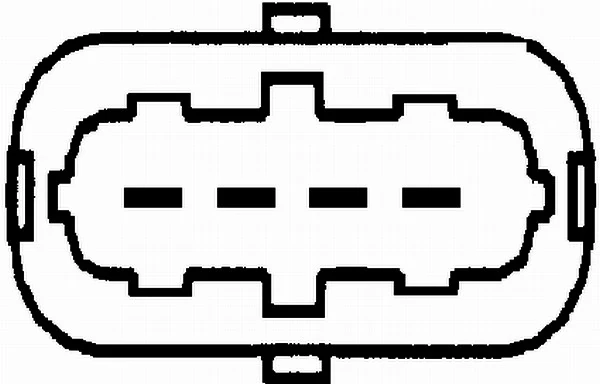 8ET009149221 HELLA sensor de fluxo (consumo de ar, medidor de consumo M.A.F. - (Mass Airflow))
