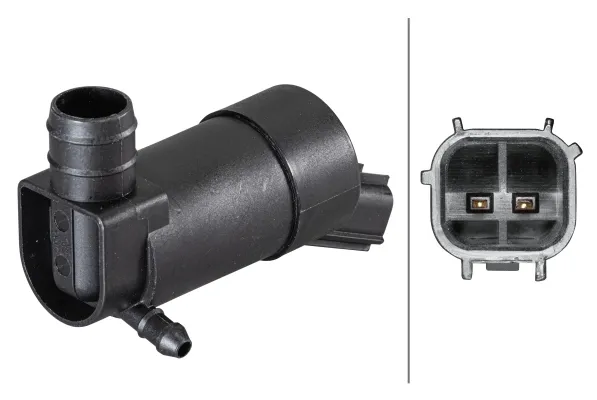 Bomba de motor de fluido para lavador de vidro dianteiro 8TW006848171 HELLA