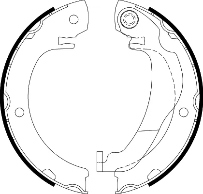 Sapatas do freio de estacionamento para Toyota Corolla VERSO R10