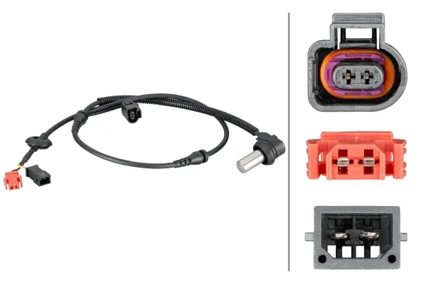 Sensor dianteiro de ABS 6PU012806921 HELLA