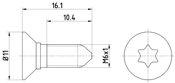 Parafuso (porca) de fixação para Audi Q5 (8RB)