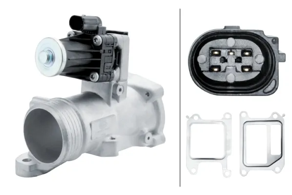 Válvula EGR de recirculação dos gases 6NU014864591 HELLA