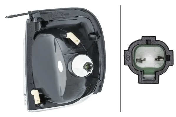 Pisca-pisca direito 2BA964255041 HELLA