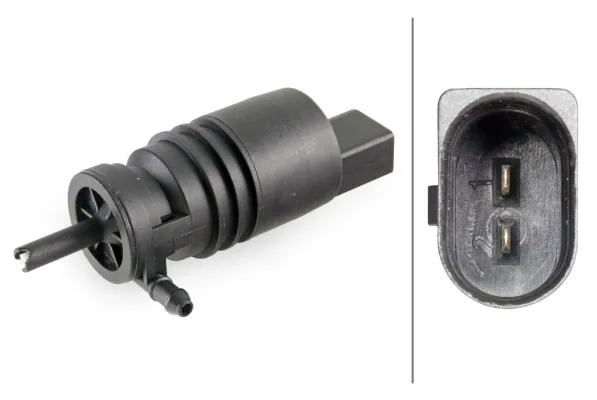 Bomba de motor de fluido para lavador de vidro dianteiro 8TW006848041 HELLA