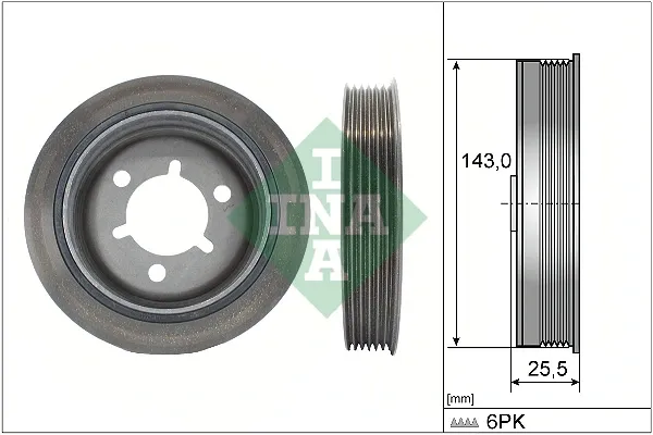 Polia de cambota 544014510 INA