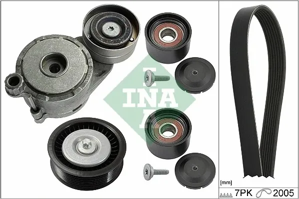 Correia dos conjuntos de transmissão, kit 529017110 INA