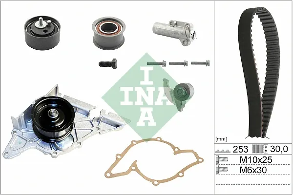 Correia do mecanismo de distribuição de gás, kit 530017933 INA