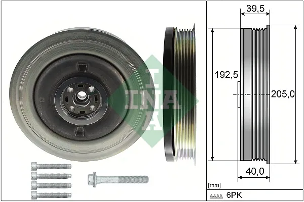 Polia de cambota Volvo XC90 2 256