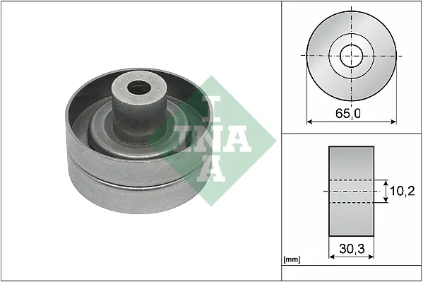 Rolo parasita da correia de transmissão 532091010 INA