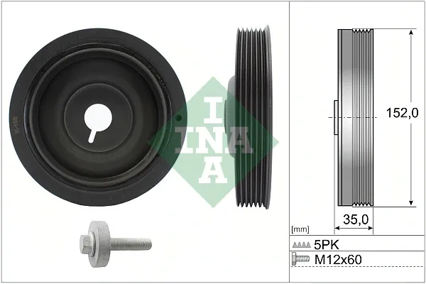 Polia de cambota 544005420 INA