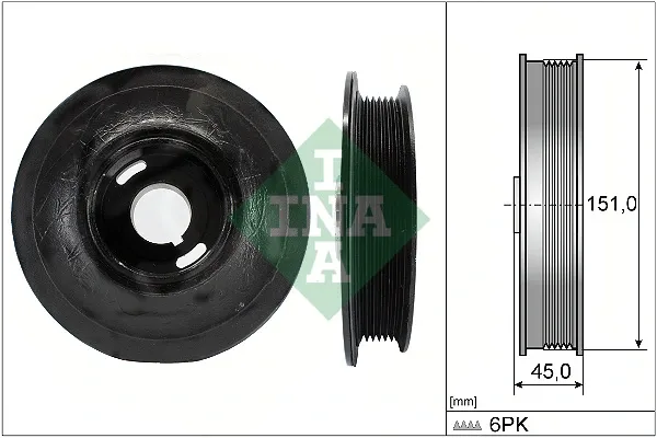 Polia de cambota 544007210 INA