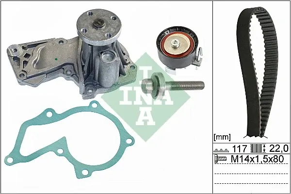 Correia do mecanismo de distribuição de gás, kit 530060530 INA