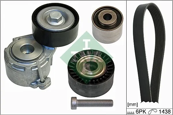 Correia dos conjuntos de transmissão, kit 529010710 INA