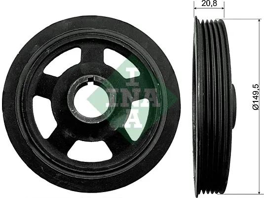 Polia de cambota 544009210 INA