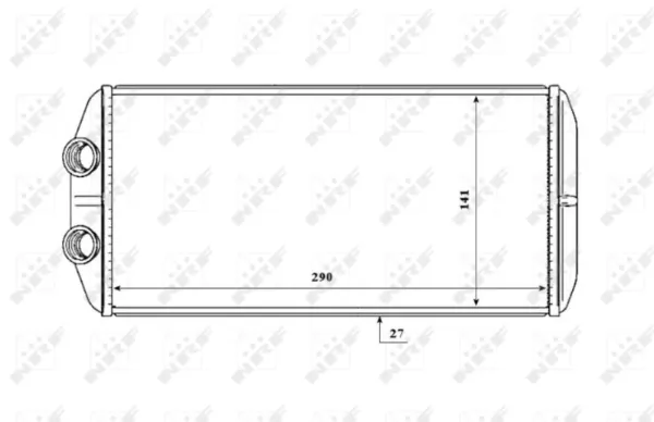 Radiador de forno (de aquecedor) para Citroen Berlingo  B9