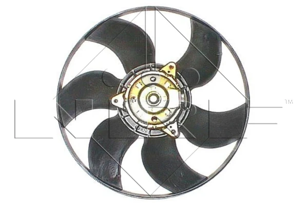 Ventilador elétrico de esfriamento montado (motor + roda de aletas) para Renault Megane (BM0, CM0)