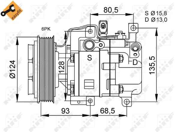 Compressor de aparelho de ar condicionado Mazda CX-7 SUV (ER) (2006 - 2009) preço, a partir de