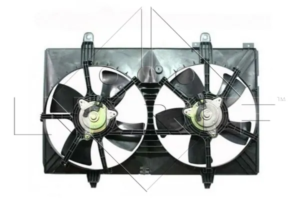Difusor do radiador de esfriamento, montado com motor e roda de aletas 47305 NRF