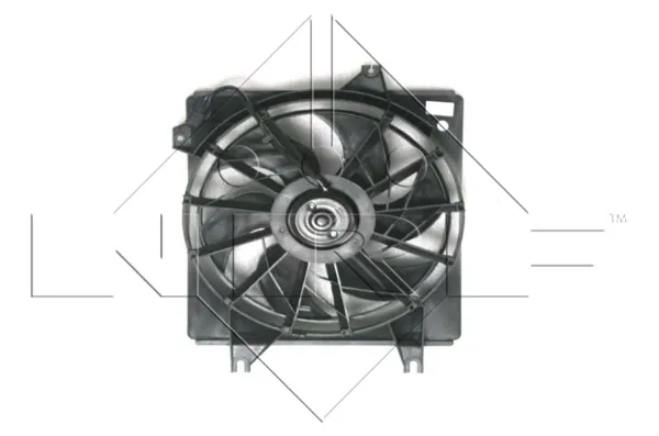 Ventilador (roda de aletas) do radiador de esfriamento 47499 NRF