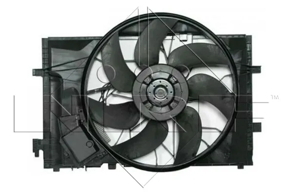 Difusor do radiador de esfriamento, montado com motor e roda de aletas 47293 NRF
