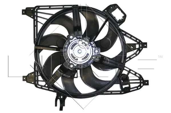 Difusor do radiador de esfriamento, montado com motor e roda de aletas 47365 NRF