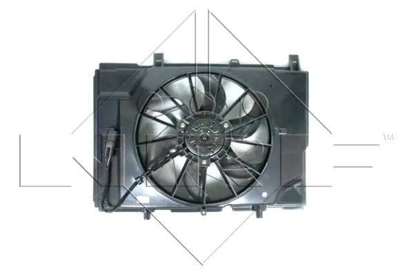 Difusor do radiador de esfriamento, montado com motor e roda de aletas 47466 NRF