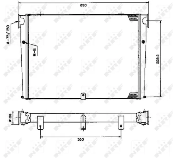 Compressor de aparelho de ar condicionado 309345 NRF