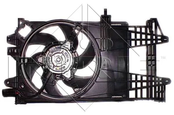 Difusor do radiador de esfriamento, montado com motor e roda de aletas 47249 NRF