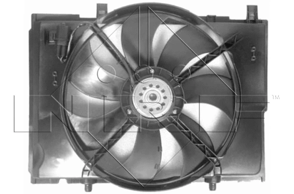 Ventilador elétrico de esfriamento montado (motor + roda de aletas) para Mercedes E (S210)
