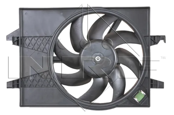 Difusor do radiador de esfriamento, montado com motor e roda de aletas 47006 NRF