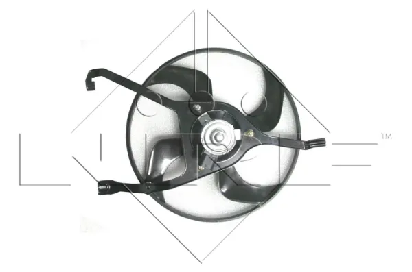Ventilador elétrico de esfriamento montado (motor + roda de aletas) 47448 NRF